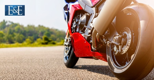 motorcycle on the road